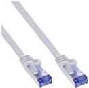 Patchkabel flach - U/FTP - Cat.6A - weiß - 10m (71800W)