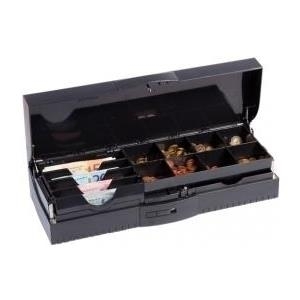 Anker OCC, hellgrau Kassenlade, Klappdeckel, Maße (BxHxT): 460x100x160mm, 6 Scheinfächer, 8 Münzfächer, separat bestellen: ADS Basis, ADS Kabel, hellgrau (16500.225-0050)