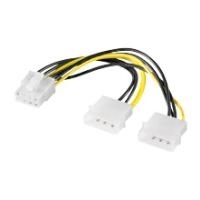 Goobay Internes PC-Stromkabel, 0.15 m - 2x 5,25 Stecker > 8-pin PCI Express Kupplung (93241) Goobay Internes PC-Stromkabel, 0.15 m - 2x 5,25 Stecker > 8-pin PCI Express Kupplung (93241)
