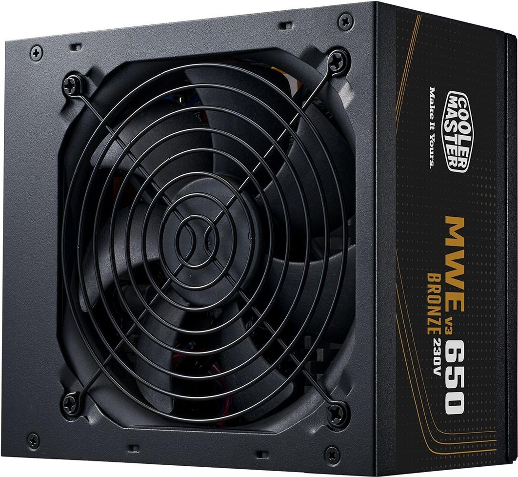 COOLER MASTER MWE BRONZE 650 V3 650W 80 BRONZE ATX 3.1 120MM FAN