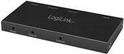 LogiLink Ultra Slim 4K Pro - Video-/Audio-Splitter - 2 x HDMI - Desktop