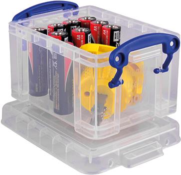 Really Useful Boxes UB033 Transparent Box & Organizer zur Aktenaufbewahrung (0.3C)