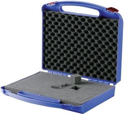 Kunststoffkoffer mit Rasterschaum Abmessungen: (L x B x H) 340 x 310 x 80 mm Kunststoff