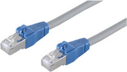 Cavo di rete S-Conn BS08-27020 1 m Cat6a S/FTP (S-STP) grigio (BS08-27020)