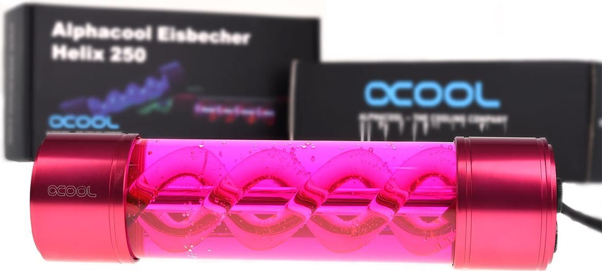 RÃ‰SERVOIR ALPHACOOL EISBECHER HELIX 250 (TRANSPARENT/ROUGE)