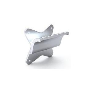 NewStar FPMA-VESAMAC - Montagekomponente (VESA-Adapter) für Notebook - Aluminium - Silber - Bildschirmgröße: 25,4 - 68,6 cm (10 - 68,60cm (27)) - Montageschnittstelle: 75 x 75 mm (FPMA-VESAMAC)