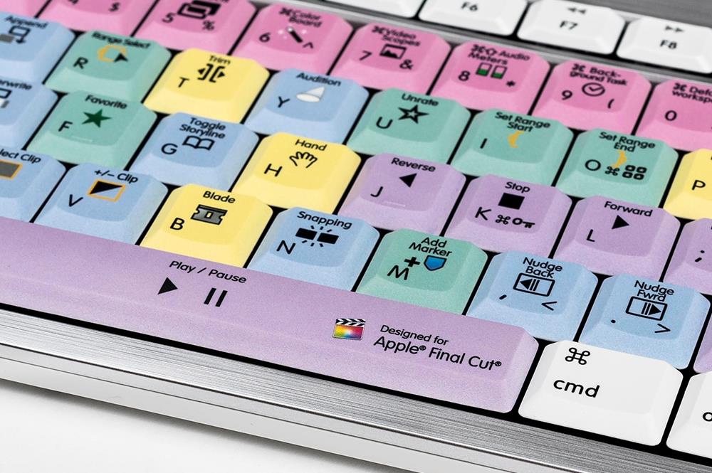 Logickeyboard LKB-FCPX10-CWMU-DE USB QWERTZ Deutsch Mehrfarben Tastatur (LKB-FCPX10-CWMU-DE) Logickeyboard LKB-FCPX10-CWMU-DE USB QWERTZ Deutsch Mehrfarben Tastatur (LKB-FCPX10-CWMU-DE)