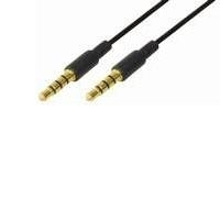 Alcasa 3.5mm/3.5mm M/M 1.5m 1.5m 3.5mm 3.5mm Schwarz (ZUB-IK20S)