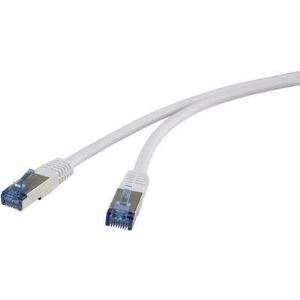 Renkforce RJ45 Netzwerk Anschlusskabel CAT 6a S/FTP 10 m Grau TPE-Außenmantel Renkforce (rf-RJ45TPE-05)