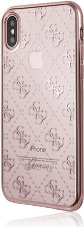 Soft Cover 4G Transparent Rosegold für iPhone X GUHCPXTR4GRG (GUHCPXTR4GRG)