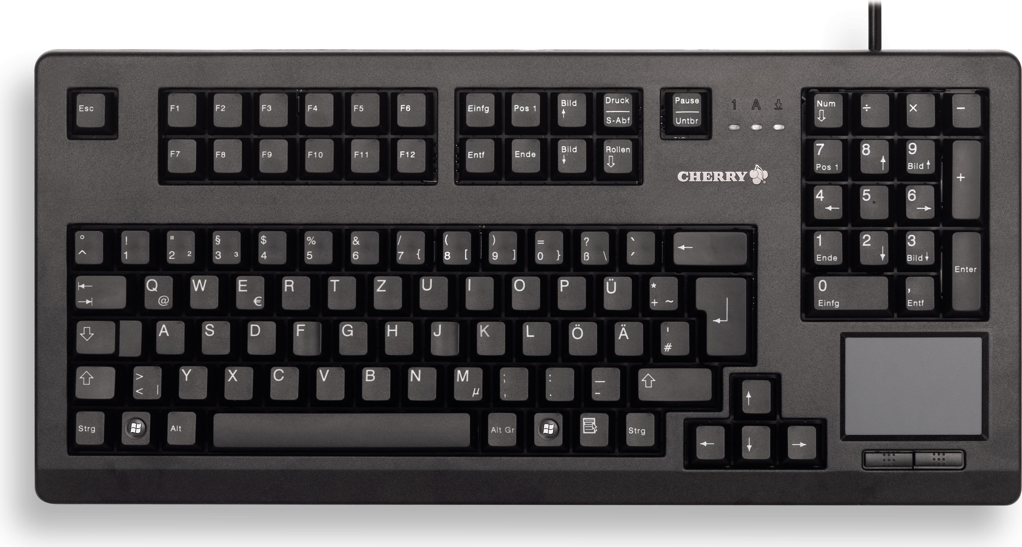 CHERRY TouchBoard G80-11900 - Tastatur - USB - Französisch - Schwarz