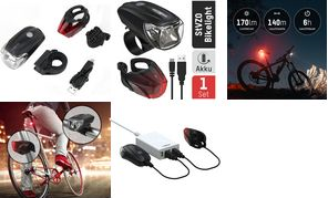 ANSMANN Bikelight Combo LED ricaricabile