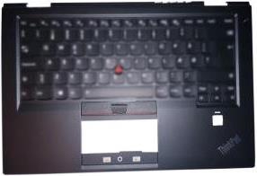 Lenovo Keyboard Bezel w/KBD Danish w/Backlight (01AV199)