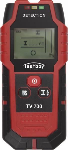 Testboy Digitaler Wandscanner TV 700, Rot-Schwarz - überprüft Bohrstellen zuverlässig auf Hindernisse (38575)
