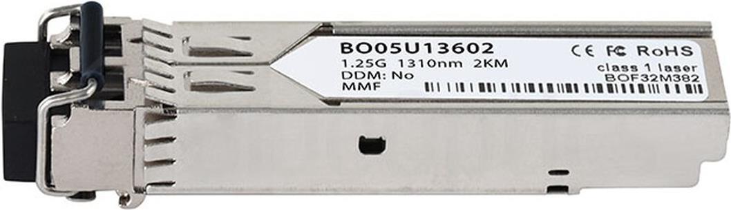 BlueOptics SFP-1G-MMF-2KM-NK-BO modulo ricetrasmettitore di rete in fibra ottica 1250 Mbit/s (SFP-1G-MMF-2KM-NK-BO)