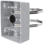 AXIS T91B57 - Pole mount kit - Pfosten montierbar - Innenbereich, Außenbereich - weiß - für AXIS A9188-VE, T91G61, T91H61, T98A15-VE, T98A16-VE, T98A17-VE, T98A18-VE (01470-001)