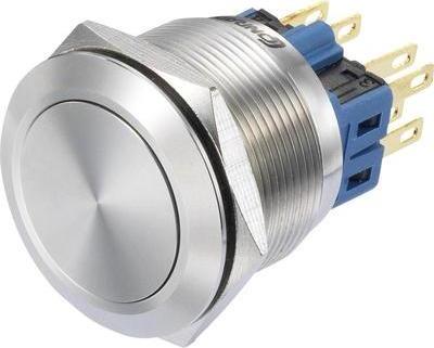 Conrad Druckschalter 250 V/AC 3 A 1 x Ein/Ein GQ25-22/S IP65 tastend 1 St. (GQ25-22/S)