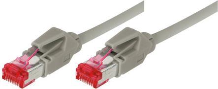 exertis Connect Patchkabel S/FTP, PiMF, CAT.6A EIA/TIA, Class EA, grau, 2,0 mPremium Patchkabel, Draka 1000MHzCat.7 Rohkabel, Hirose TM21 Stecker, halogenfrei- hochwertiges Draka-Kabel UC900 SS27Cat.7 Rohkabel, halogenfrei - Twisted Pair, S/FTP gesch