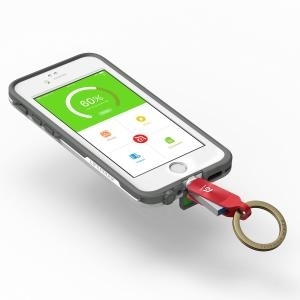 Adam Elements iKlips DUO+ 128GB USB 3.0 (3.1 Gen 1) Typ A Rot USB-Stick (ADRAD128GKLDPAR)