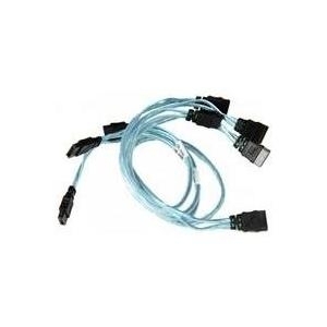 Cavo SATA Supermicro 4 x rotondo 0,43 m Nero, Blu, Bianco