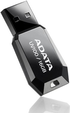 ADATA DashDrive UV100 - USB-Flash-Laufwerk - 8 GB - USB 2.0 - Black