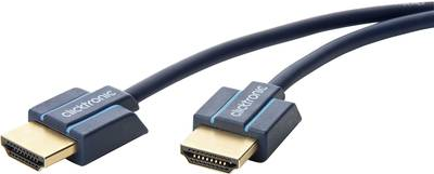 Ultraslim High Speed HDMI+ Kabel mit Ethernet - 0,5 m schlankes Hochgeschwindigkeitskabel HD/3D-TV