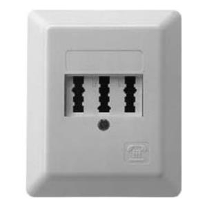 Kräcker - Wanddose - TAE-NFF - Pure White, RAL 9010 (1-673.05.5.19)