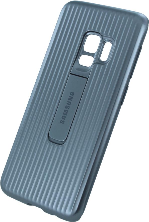 Samsung Protective Standing Cover EF-RG960 - Hintere Abdeckung für Mobiltelefon - Silber - für Galaxy S9 (EF-RG960CSEGWW)