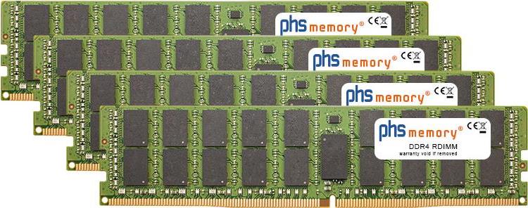 PHS-memory 128GB (4x32GB) Kit RAM Speicher für Apple iMac Pro '8-Core' 3.2GHz 68,60cm (27") (5K, Late 2017) DDR4 RDIMM 2666MHz PC4-2666V-R (SP258395)