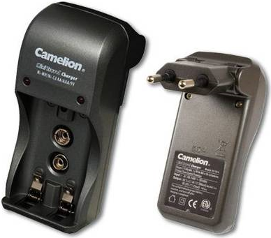 Camelion Rundzellen-Ladegerät NiMH inkl. Akkus Travel BC-1001A Micro (AAA), Mignon (AA), 9 V Block (20101001)