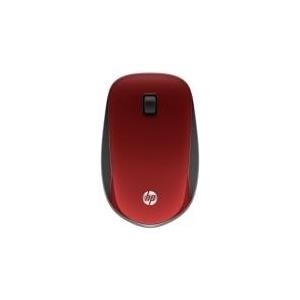 Hewlett-Packard HP Z4000 - Maus - optisch - 3 Tasten - drahtlos - 2,4 GHz - kabelloser Empfänger (USB) - Rot (E8H24AA#ABB)