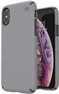 Speck Presidio Pro - Hintere Abdeckung für Mobiltelefon - Polycarbonat - Slate Gray, filigree gray - für Apple iPhone X, Xs
