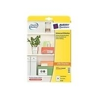Avery Zweckform Universal - Etiketten - weiß - 70 x 36 mm - 240 Etikett(en) (10 Bogen x 24) - (6122)