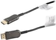 S-Impuls - HDMI-Kabel - HDMI (M) bis HDMI (M) - 10,0m - Hybrid Kupfer/Kohlefaser - Schwarz - geformt, 4K Unterstützung, aktiv (30-01075)