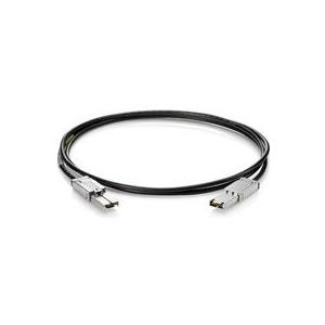 HPE - Externes SAS-Kabel - 4-Lane - 4x Shielded Mini MultiLane SAS (SFF-8088), 26-polig (M) bis 4x Shielded Mini MultiLane SAS (SFF-8088), 26-polig (M) - 2 m - für Disk Enclosure D6000, Modular Smart Array 1040, 2040, 2040 10, P2000 2.5-in, P2000 G3