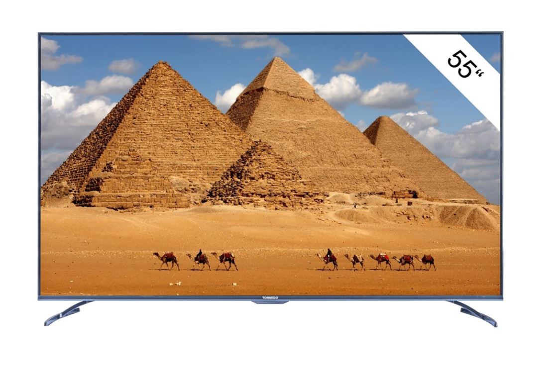 TORNADO 55UA3400X TV 1397 cm (55") 4K Ultra HD Smart TV Wi-Fi Nero 250 cd/m