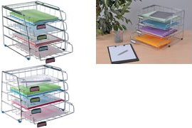 Briefablage aus Drahtmetall, DIN A4 quer, 4 Ablagen für A4 - C4 Dokumente, inkl. 4 Etikettenhaltern und 2 - 1 Stück (COR4I) Briefablage aus Drahtmetall, DIN A4 quer, 4 Ablagen für A4 - C4 Dokumente, inkl. 4 Etikettenhaltern und 2 - 1 Stück (COR4I)