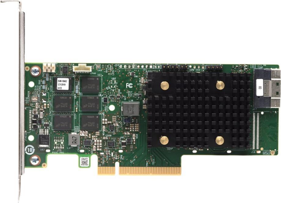 Lenovo ThinkSystem 940-8i - Speichercontroller (RAID) - 8 Sender/Kanal - SATA / SAS 12Gb/s Low-Profile - 12 Gbit/s - RAID 0, 1, 5, 6, 10, 50, JBOD, 60 - PCIe 4.0 x8 - für ThinkSystem SR645, SR650 V2, SR665, SR670 V2, SR850 V2, SR860 V2, ST650 V2