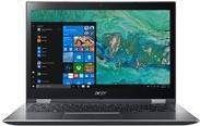 Acer Spin 3 SP314-51-377F - Flip-Design - Core i3 8130U / 2.2 GHz - Win 10 Home 64-Bit - 4 GB RAM - 1 TB HDD (16 GB SSD-Cache) - 35.6 cm (14) IPS Touchscreen 1920 x 1080 (Full HD) - UHD Graphics 620 - Wi-Fi, Bluetooth - Stahlgrau - kbd: Deutsch