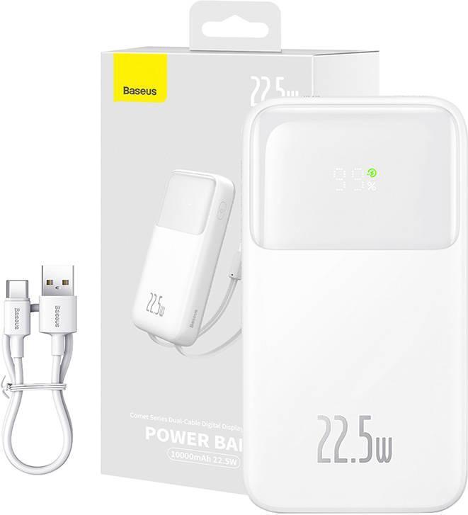 Powerbank Baseus Comet 10000mAh 225W (Balta) (PPMD020002)