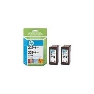 HP Tinte 339 - Doppelpack - Schwarz - Kapazität: 2x 860 Seiten / 2x 21ml (C9504EE)