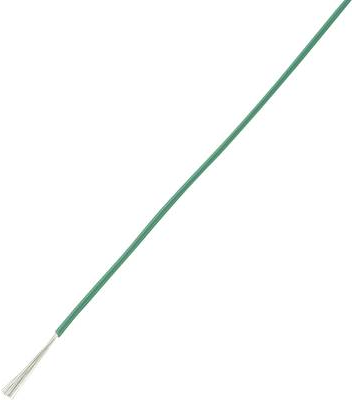 TRU COMPONENTS 1565234 Litze LiY 1 x 0.22 mm² Grün 100 m (1565234)