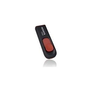 ADATA Classic Series C008 - USB-Flash-Laufwerk - 16GB - USB2.0 - Schwarz, Rot (AC008-16G-RKD)