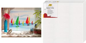 C.KREUL Keilrahmen-Set SOLO Goya BASIC LINE, 150 x 150 mm Leistentiefe: 17 mm, 380 g/qm, bespannt mit 100 % Baumwolle (631515)