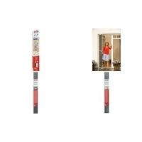 tesa Fliegengitter ALU COMFORT Türen, 1,00 m x 2,40 m, braun leichter Aufbau durch innovative Metall-Eckverbinder (55197-00001-01)