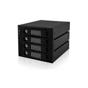 RaidSonic ICY BOX IB-554SSK - Gehäuse für Speicherlaufwerke - 6,4 cm (2.5) - 13,3 cm to 8,9 cm (5,25 bis 8,90cm (3.5)) - Schwarz (55104)
