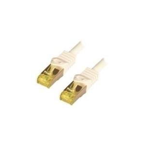 M-Cab 30m Cat7 cavo di rete Bianco S/FTP [S-STP] (CAT7 SFTP RJ45 LSZH 30M WHITE - 10GBIT RAW PATCH CABLE)