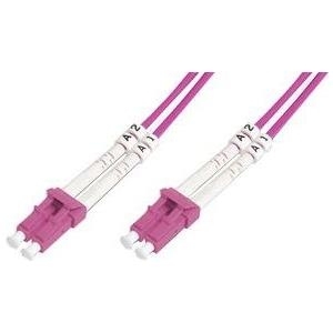 Fiber Optic Multimode Patchcord - Duplex - OM4 - LC to LC - 1 Meter