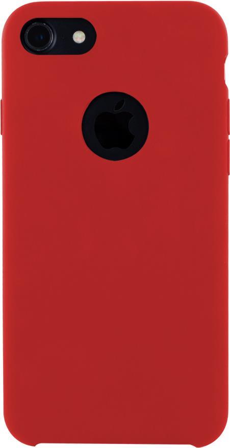 Cyoo - Premium Liquid Silicon Hard Cover - iPhone 7 - iPhone 8 - Rot