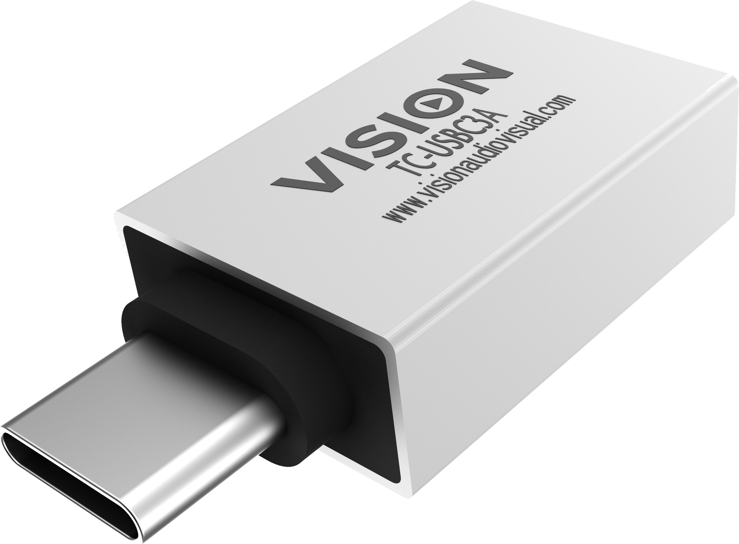 Vision TC-USBC3A adattatore per inversione del genere dei cavi USB-A USB-C Bianco (VISION Professional installation-grade USB-C